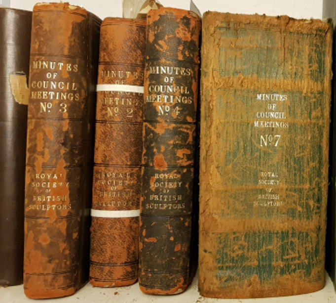 Council minute books, Royal Society of Sculptors’ archive