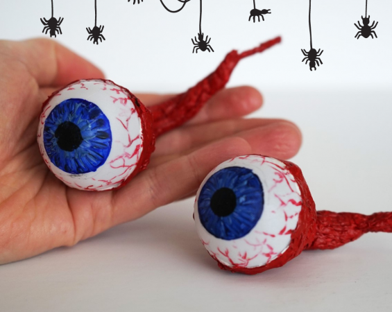 Scary Sculpted Eyeballs