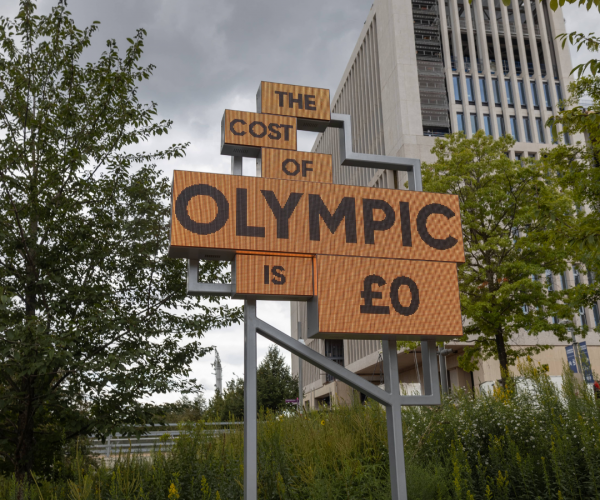 The Cost of Your Words at the Queen Elizabeth Olympic Park