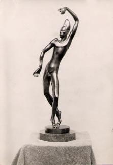 Sculpture of a dancing figure by Edith Elizabeth Jukes