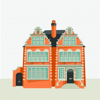 dora house illustration