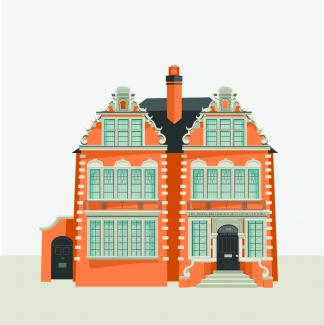 dora house illustration