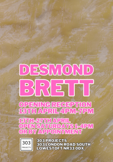 Desmond Brett - exhibition of sculpture at 303 Projects, Lowestoft