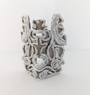 An example of a decorative sculpture made from foil